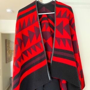 Express Aztec poncho wrap